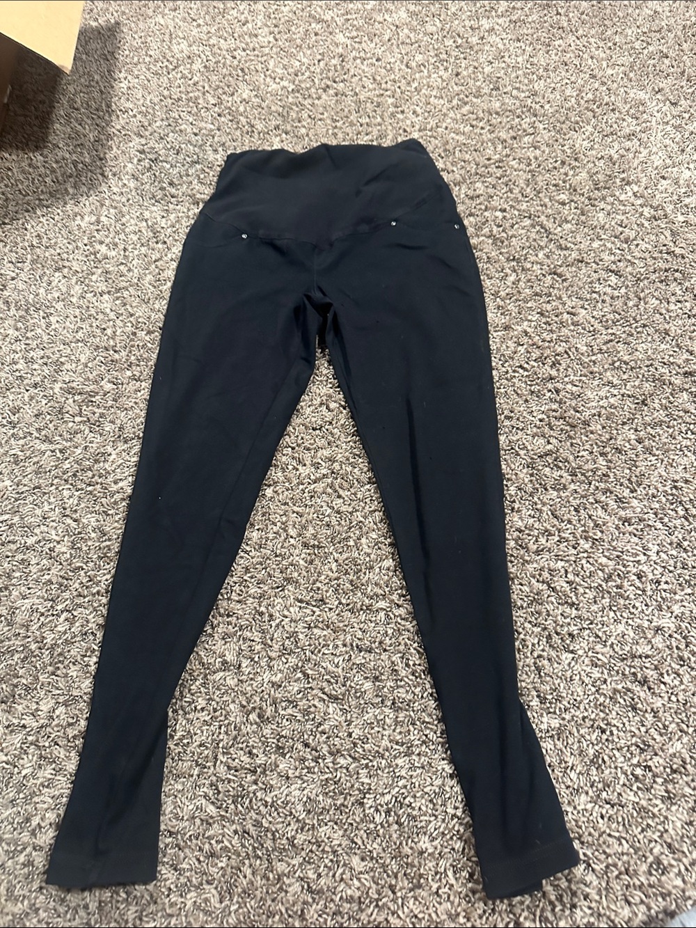 Time and Tru Black Maternity Leggings